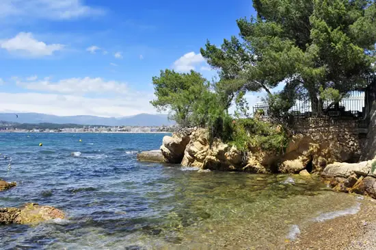 The beautiful Mediterranean Sea in Provence.