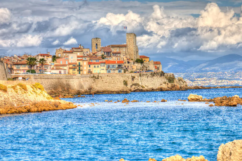 The beautiful Mediterranean Sea in Provence.