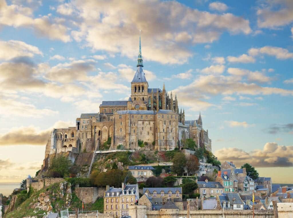 See Mont Saint Michel from Paris.  One day trip to Brittany and the abbey at Mont St. Michel.