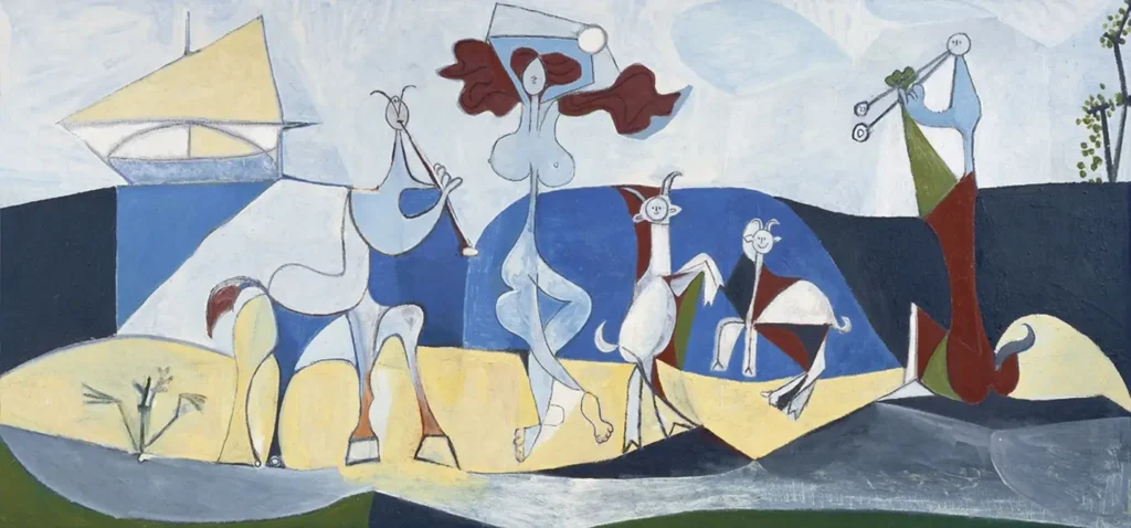 La Joie de Vivre, 1946 - Pablo Picasso painted in Antibes, France.