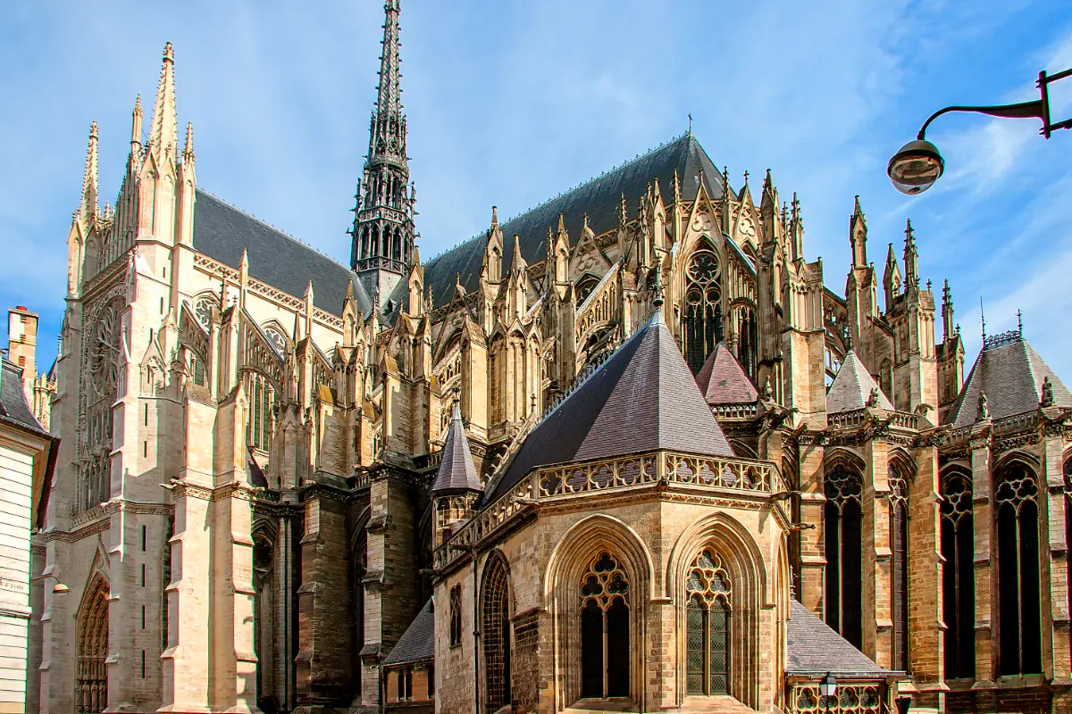 The cathedral in Amiens, France.