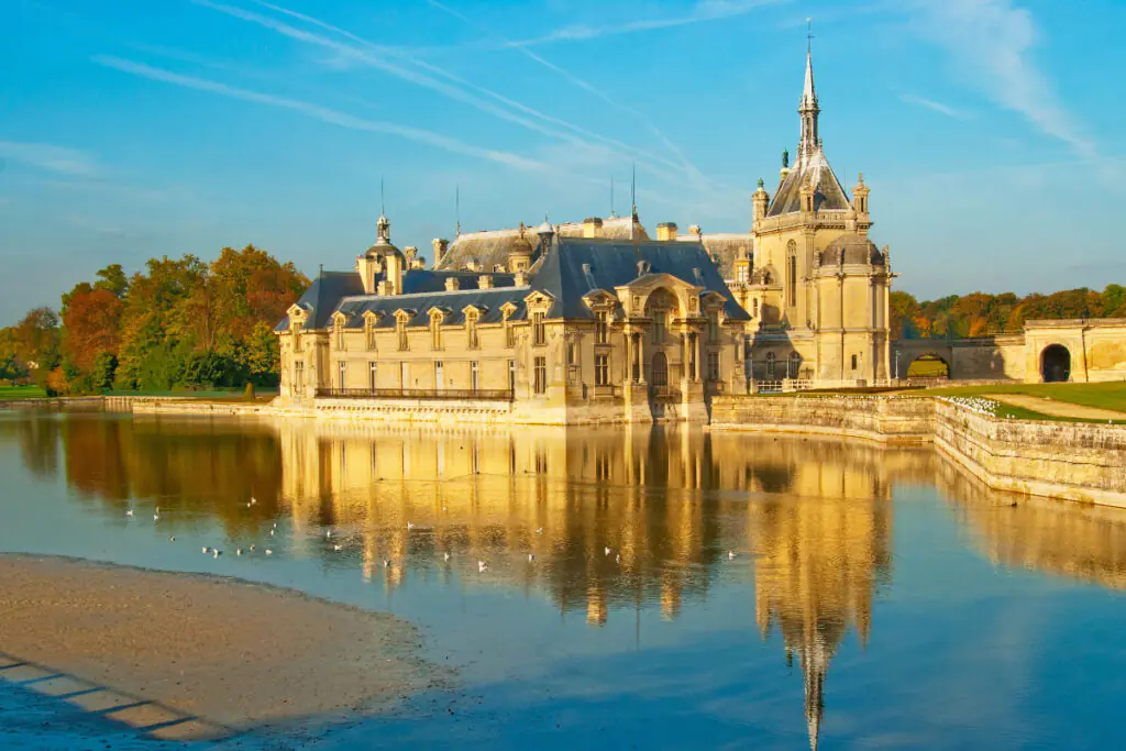 Chateau de Chantilly in the Hauts-de-France region.