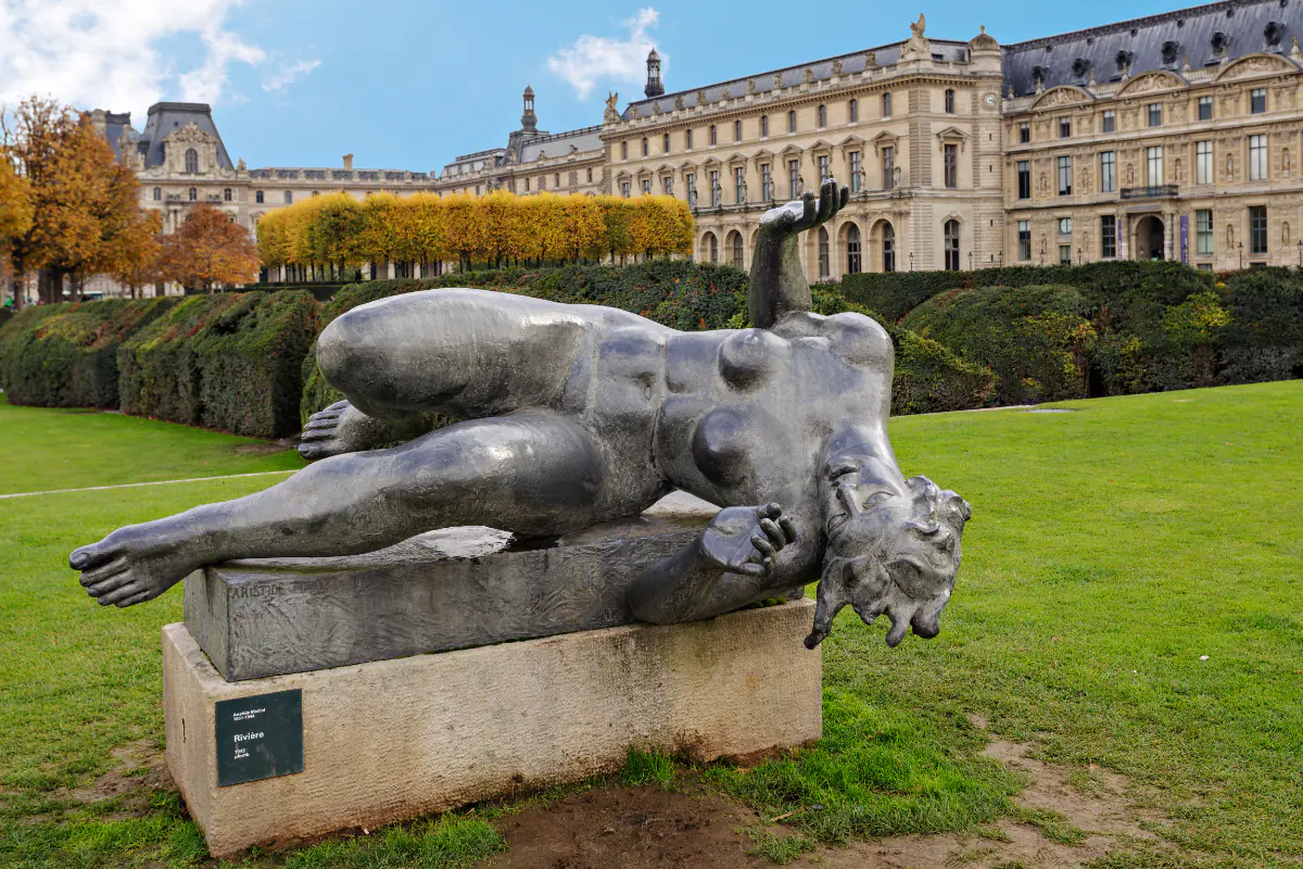 The Tuileries Gardens in Paris.