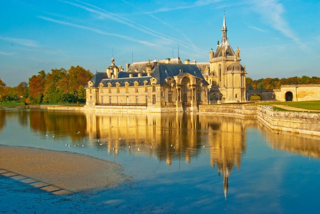 Chateau de Chantilly in the Hauts-de-France region.