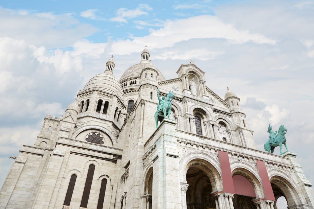 Sacré-Cœur basilica on Montmartre in Paris, France