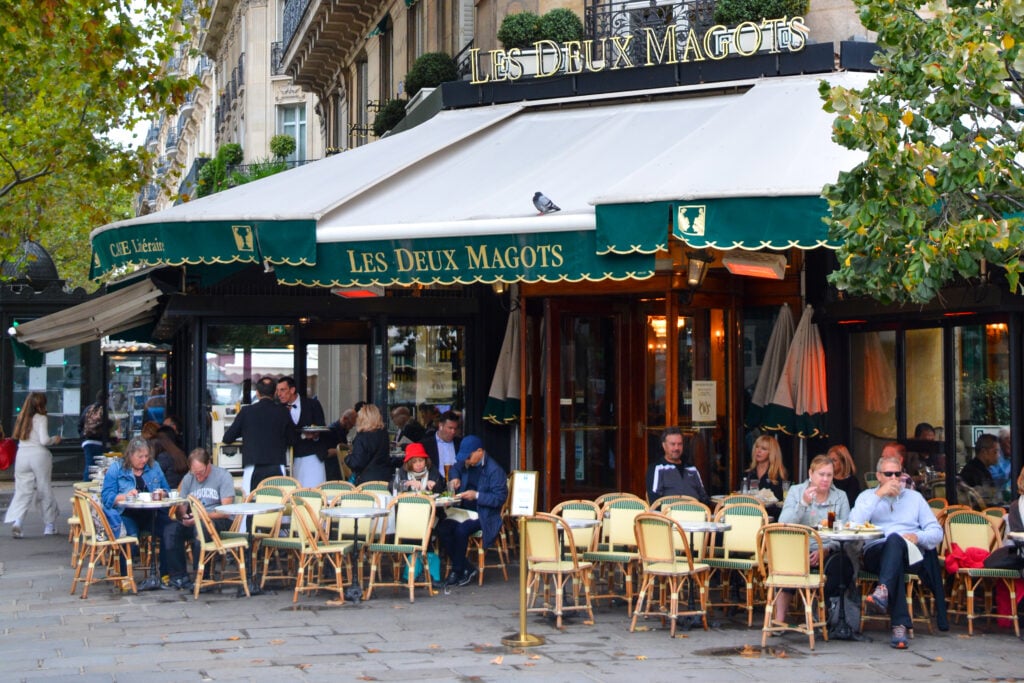 Legendary Les Deux Magots in Saint-Germain-des-Prés