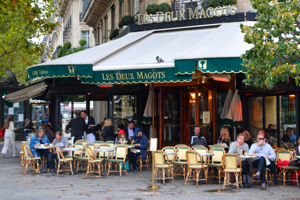 Legendary Les Deux Magots in Saint-Germain-des-Prés