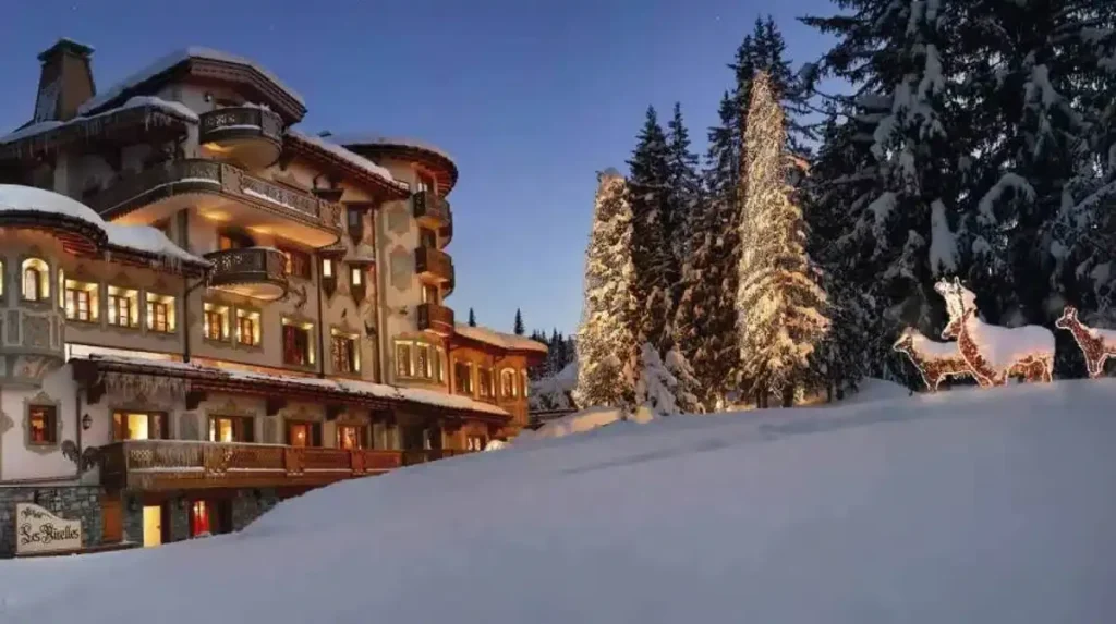 Hotel De Charme Les Airelles in Courchevel.