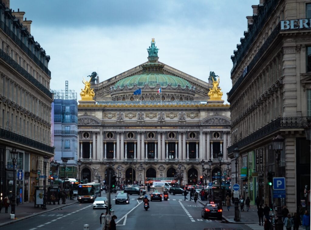 The Palais Garnier in Paris.