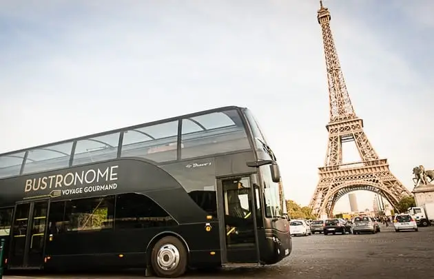 Paris activities - Bustronome Paris, the gourmet dinner bus.