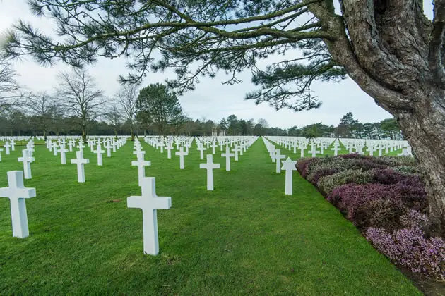 The American cemetery at Colleville-sur-Mer