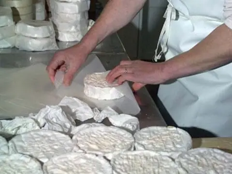 A cheese maker in Normandy