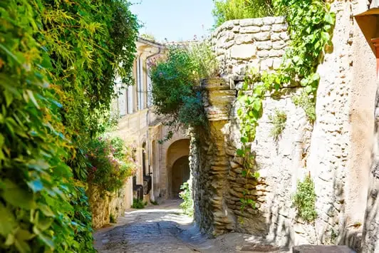Ancient streets in the village of Gordes