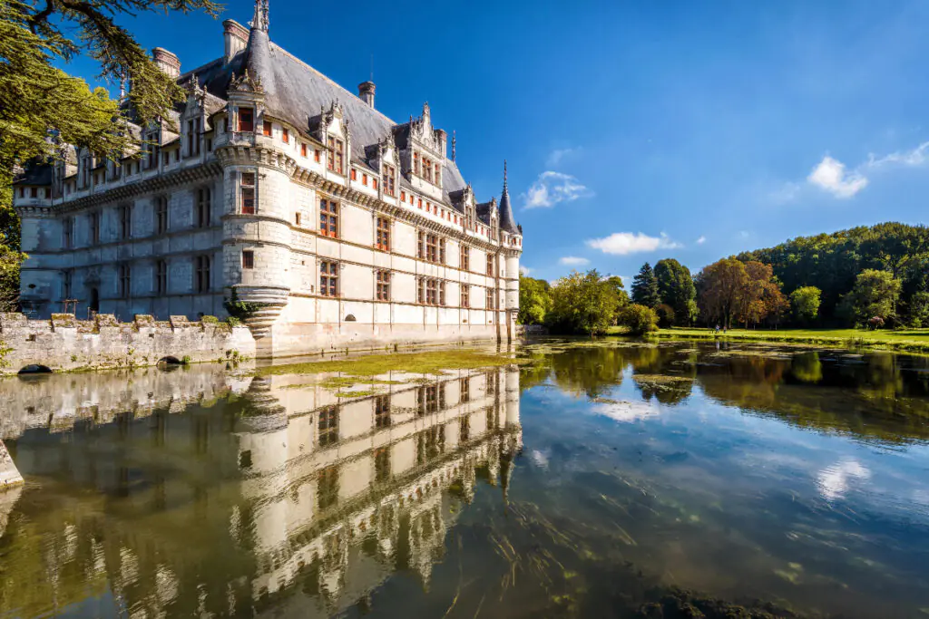 The charming castle of Azay-le-Rideau.