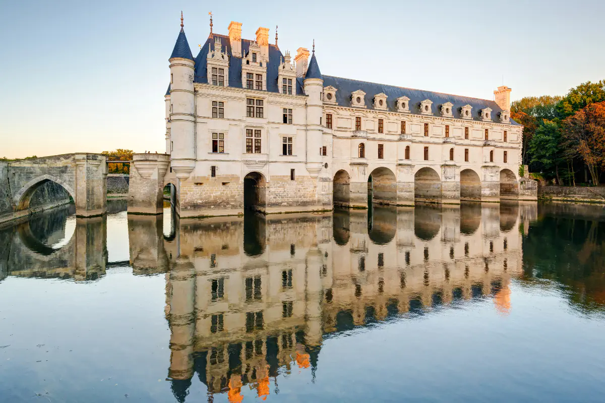 Château de Chenonceau spanning the River Cher in the Loire Valley