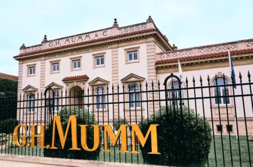 The Mumm champagne house in Reims