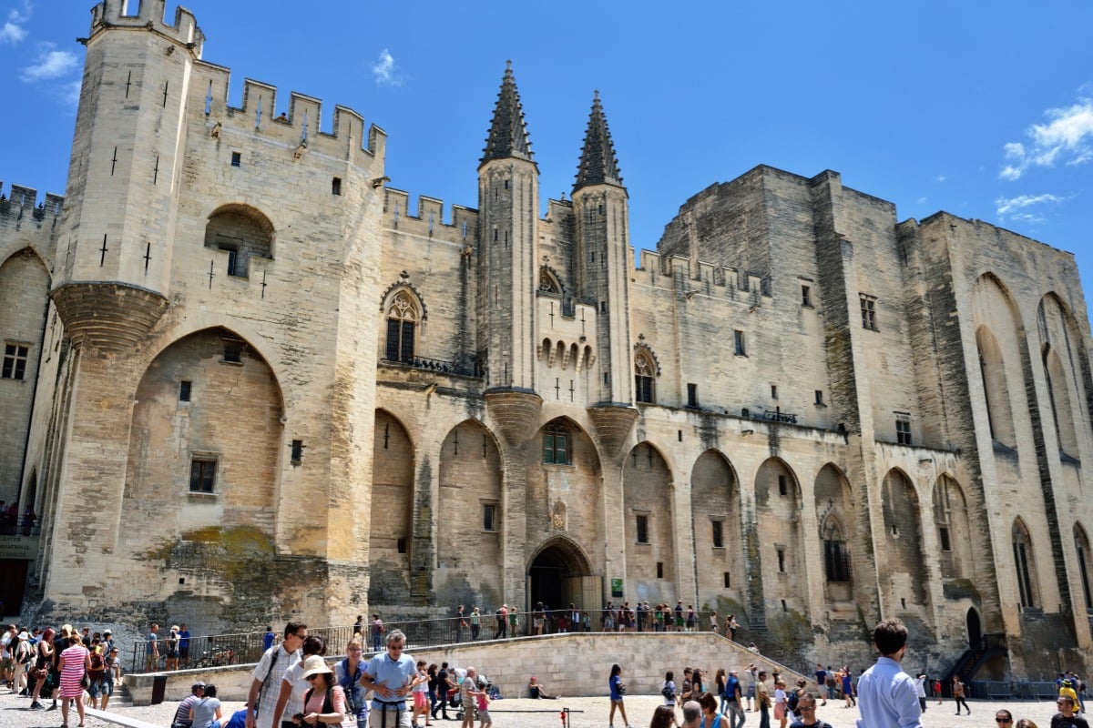 Visit the "Pope's Palace" in Avignon.
