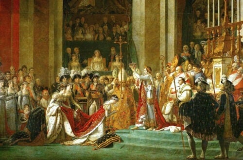 Louvre walking tour. The Coronation of Napoleon at the Louvre