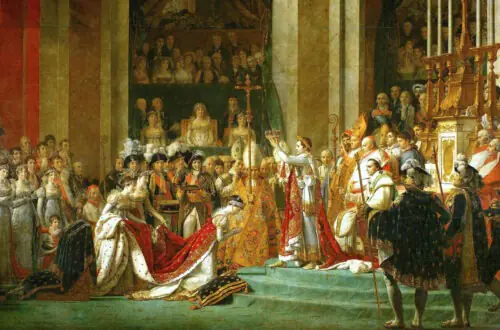 Louvre walking tour. The Coronation of Napoleon at the Louvre