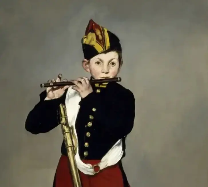 Edouard Manet's Le fifre, at the Musée d'Orsay