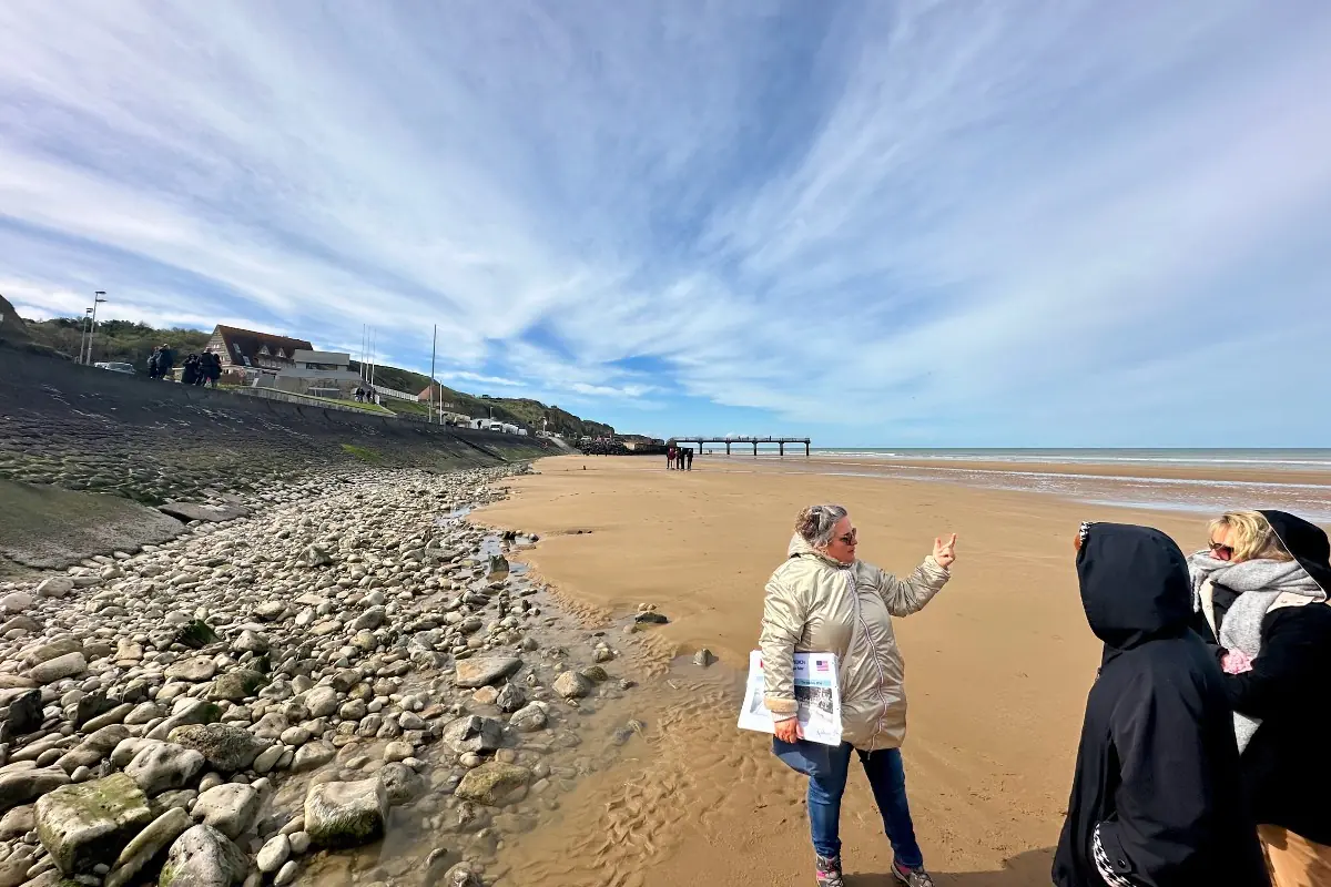 Visit Omaha Beach. Overnight trip from Paris.