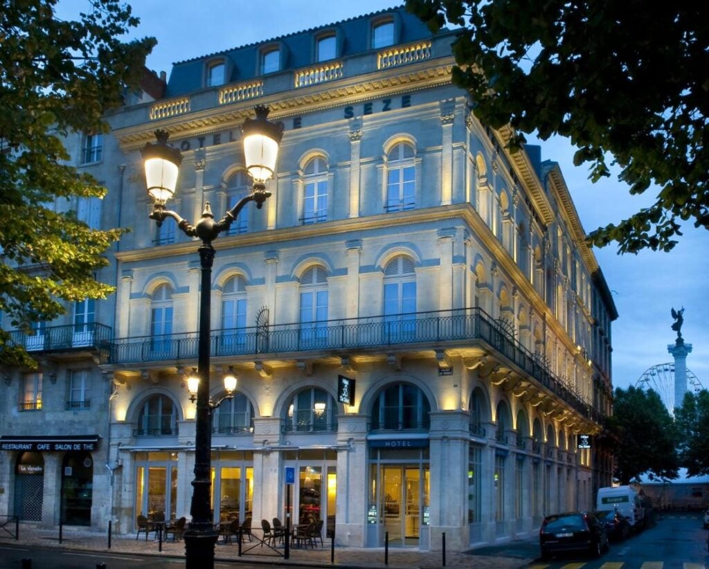 The 4-star Hôtel de Sèze in Bordeaux, France.