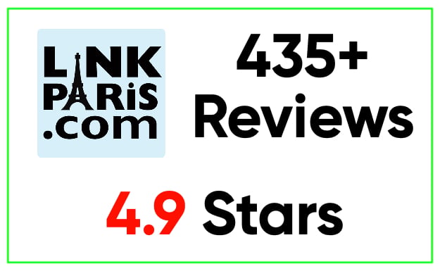 Link Paris's 435+ five star reviews on TripAdvisor, Google and more.