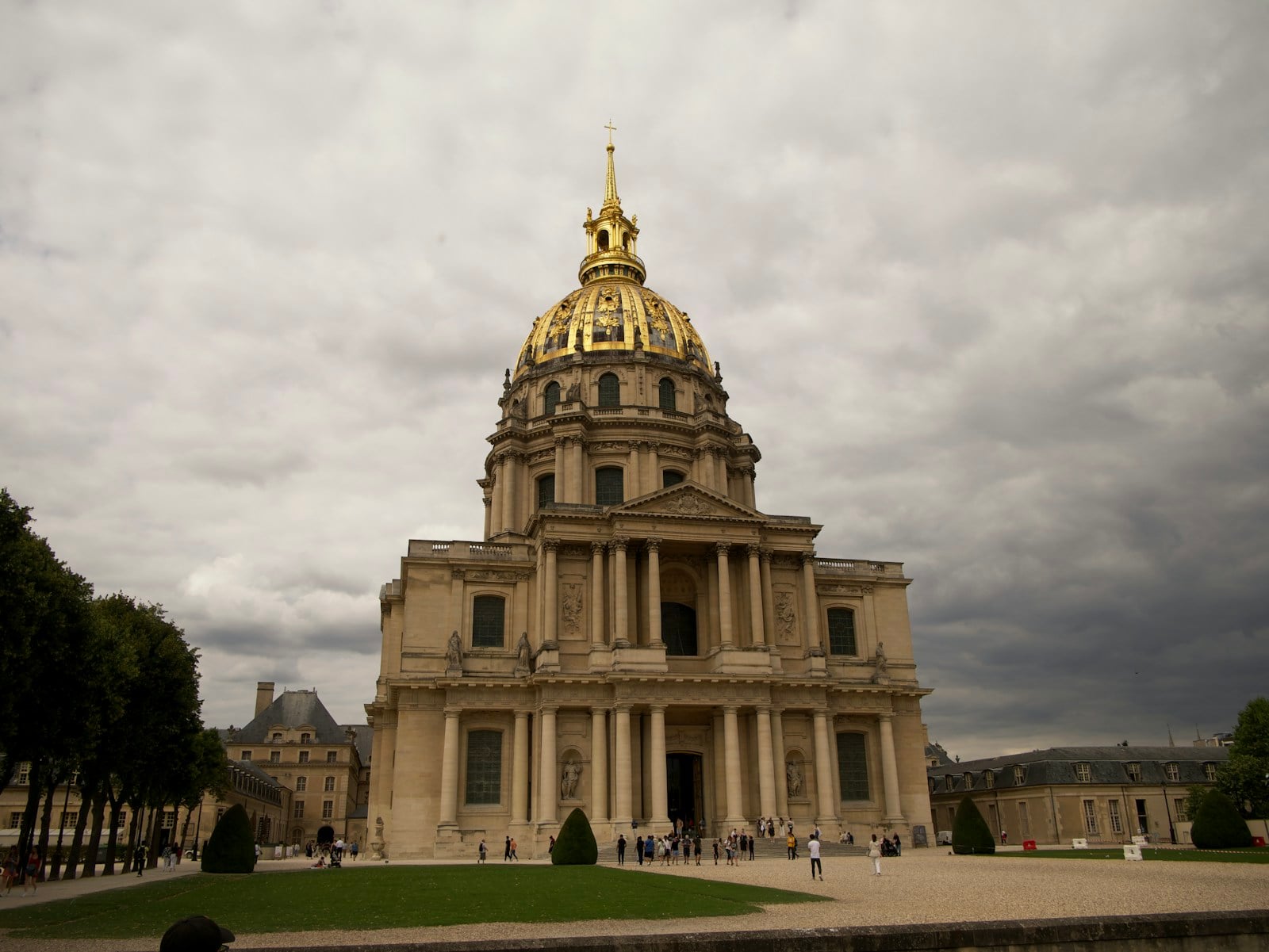 The D&ocirc;me des Invalides from the place Vauban side, where the tomb entrance is
