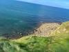 Looking down from the Pointe du Hoc