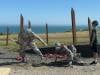 Visiting the landing beaches in Normandy.