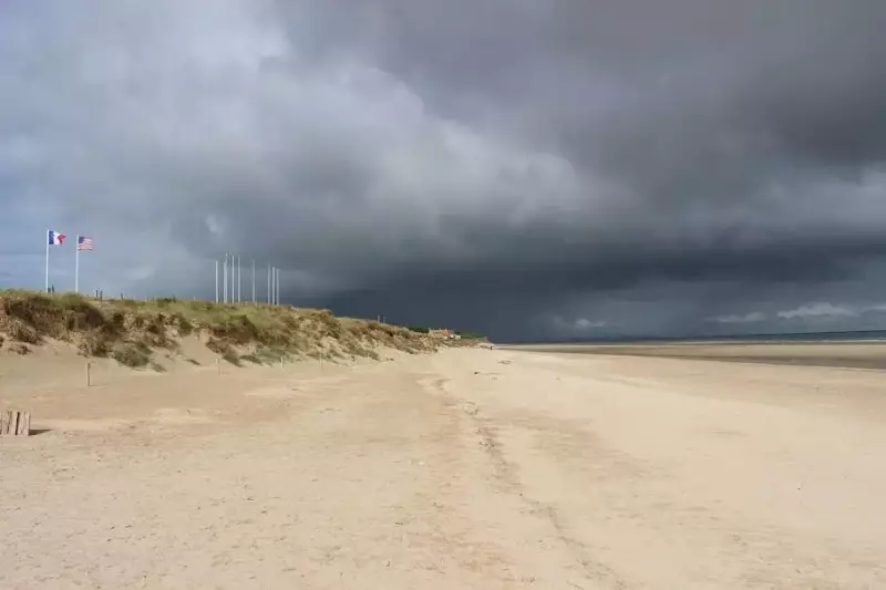 Storm clouds in Normandy