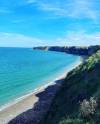 The Normandy coast today: serene and peaceful
