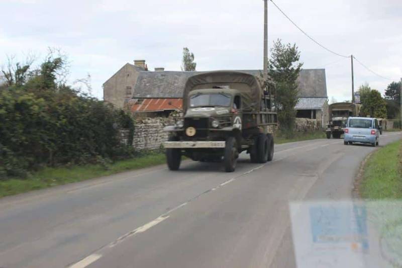 An old WWII truck. Still on the road!